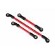 Miniature Traxxas Biellettes De Direction Rouges traxxas 8146R