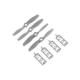 Miniature Pack d'hélices électriques pour FPV Racing 4X3.3 blade APC04033EB4