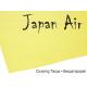 Miniature Papier Japon JAPAN AIR 16g jaune 500 x 690 mm (10 pieces) - Pichler pichler C9374