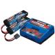 Miniature Traxxas Combo Chargeur EZ Peak Dual + 2 Lipo 2S 7600mAh 7.4V traxxas 2991G