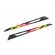 Miniature Carbon Tail Boom Support (Red - 2 pcs) - Blade 130X xtreme B130X12-R