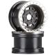 Miniature AX08142 2.2 Trail ReadyHD Series Wheels Chrome (2) axial AXIC8142