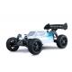 Miniature Buggy Planet Pro 4WD brushless 1:8e RTR Blanc - Bleu amewi 22299