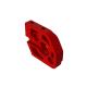 Miniature Aluminum Motor Plate (Red) arrma ARA320483