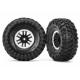 Miniature Traxxas Roues Montees Collees Satin 1.9 Trx-4 (2) traxxas 8272X