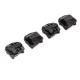 Miniature Axial AR45P AR45 Differential Covers, Black - SCX10 III axial AXI232044