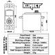 Miniature Servo Konect Digital 7kg-011s pignons métal konect KN-0711LVMG