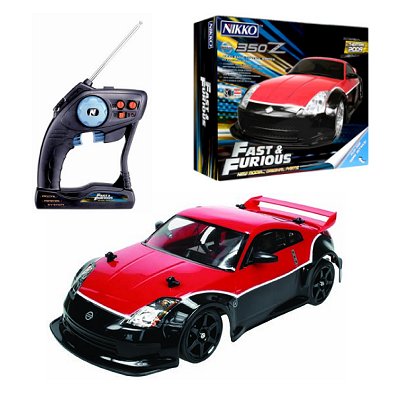 Nikko - 31912 - RC Car - Fast and Furious 4 - Nissan 350 Z - 1/14 : Red ...